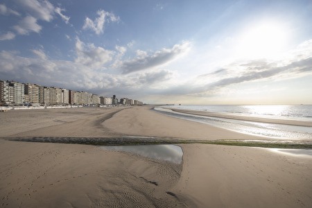 Weitläufiger Sandstrand von Blankenberge